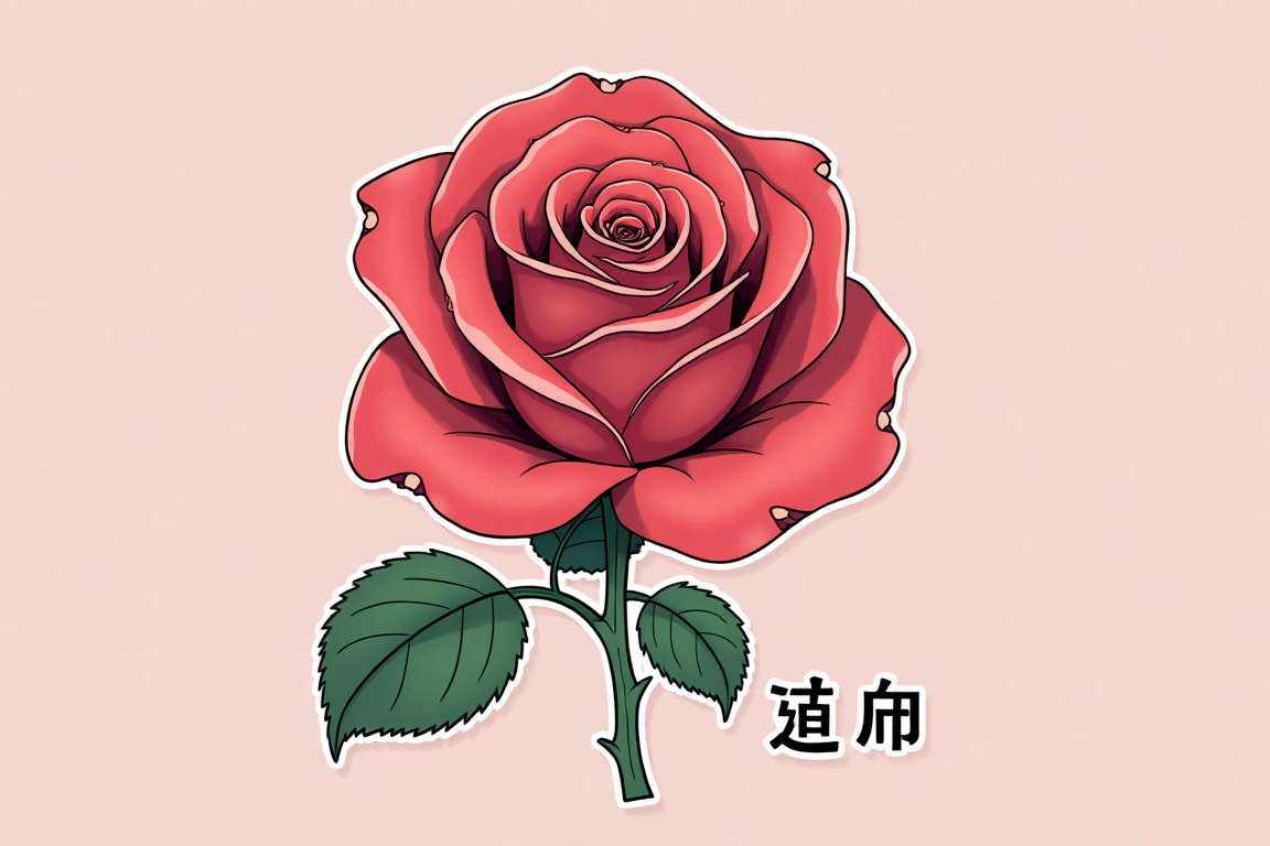 rose in japanese language