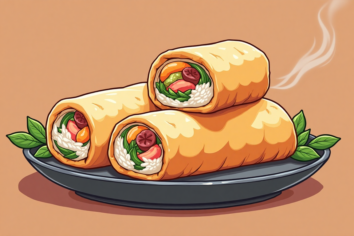 spring rolls in japanese