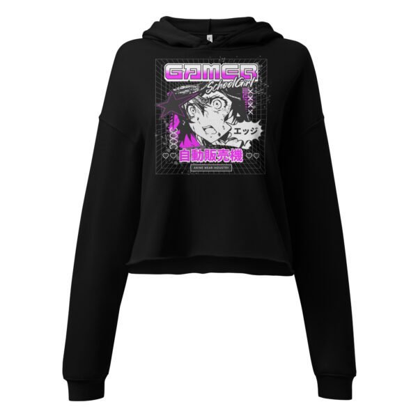 Soul Vaporwave Crop Hoodie